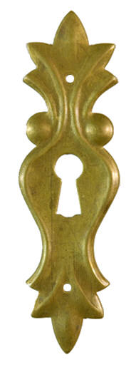 Schrankschild Messing