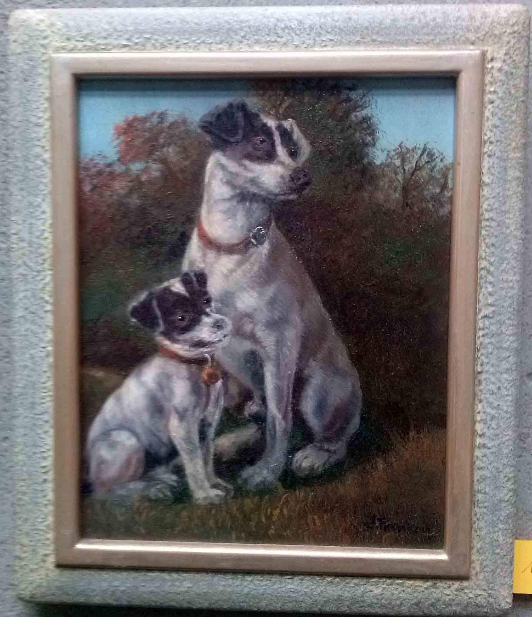 Willy Franken, Hundeportrait Willy Franken, Hundeportrait