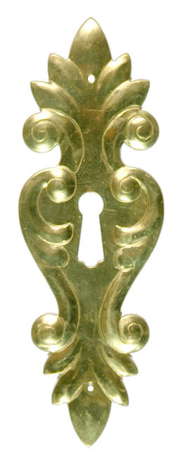 Schrankschild Messing