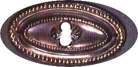 Schubladenschild Messing