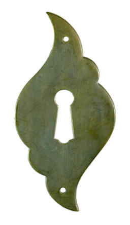 Schrankschild Messing