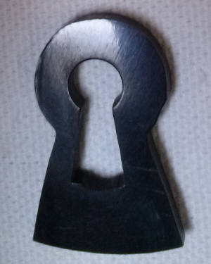 Schlüsselbuchse aus Horn 31x18x3,5 Schlüsselbuchse aus Horn 31x18x3,5