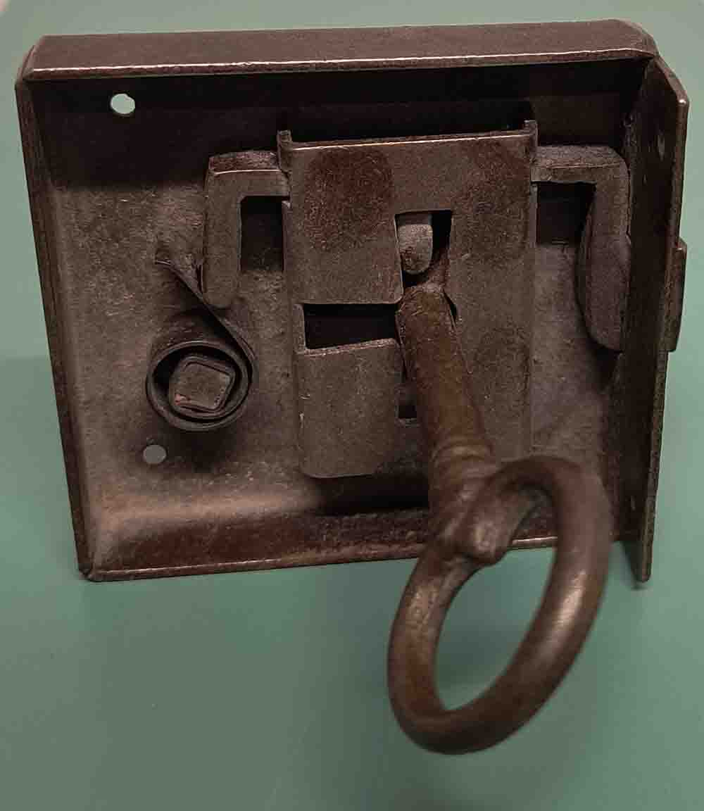 Schnappschloß Dorn 25mm links und Lade