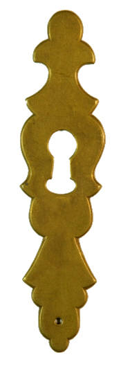 Schrankschild Messing