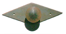 Schrankschild mit Knopf Schrankschild mit Knopf