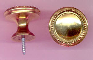 Möbelknopf Messing 28mm Möbelknopf Messing 28mm