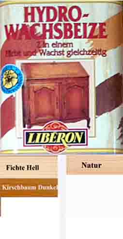 Hydro-Wachsbeize, Fichte