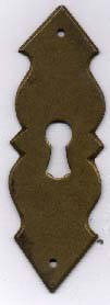 Schrankschild Messing