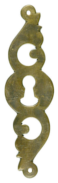 Schrankschild Messing