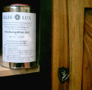 Schellack-Politur, Hell, 1l Schellack-Politur, Hell, 1l