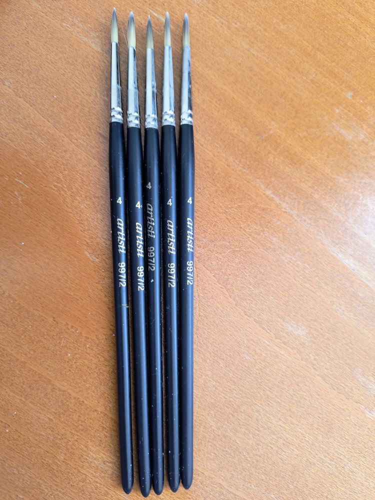 Pinsel Artisti 997/2 Größe 4, 5 Stück