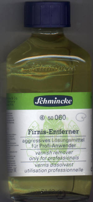 Schmincke Firnis-Entferner