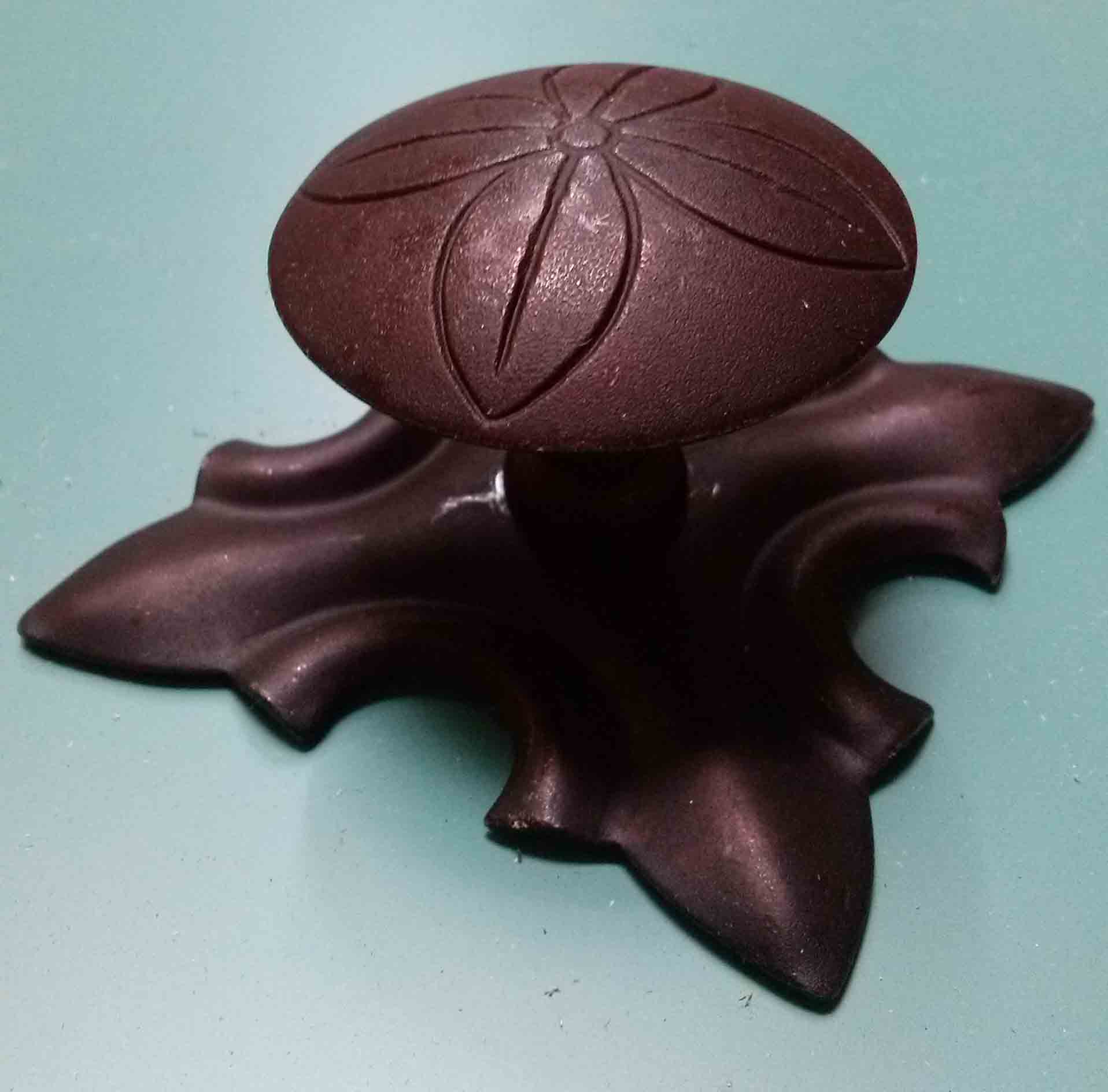 Eisenknopf mit Rosette Eisenknopf mit Rosette
