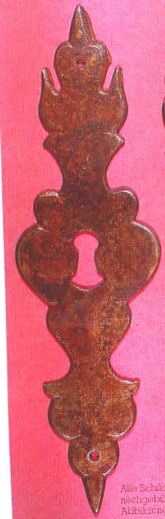 Schrankschild Eisen