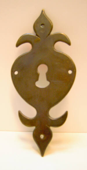 Schrankschild Messing