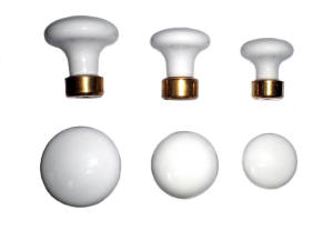 Porzellanknopf 25mm Porzellanknopf 25mm