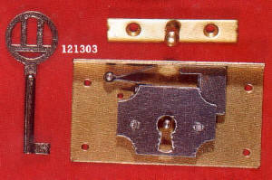 Einlaß-Schatullenschloß Dorn 12 mm
