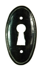 Schlüsselschild aus Horn