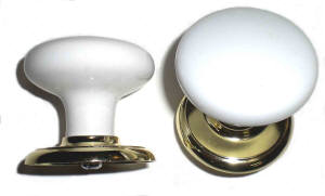 Porzellanknopf 50mm mit oder ohne Teller Porzellanknopf 50mm mit oder ohne Teller