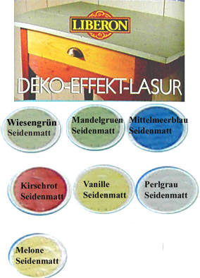 Deko-Effekt-Lasur Kirschrot seidenmatt