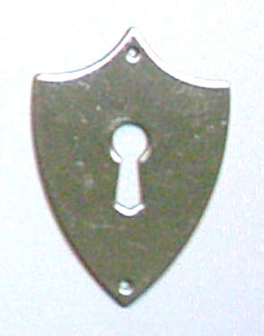 Schrankschild Messing