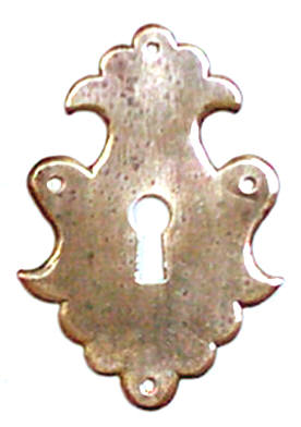 Schrankschild Messing