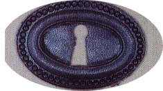 Schubladenschild Leder 45x30 Schubladenschild Leder 45x30