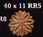 Rosette 40x11mm