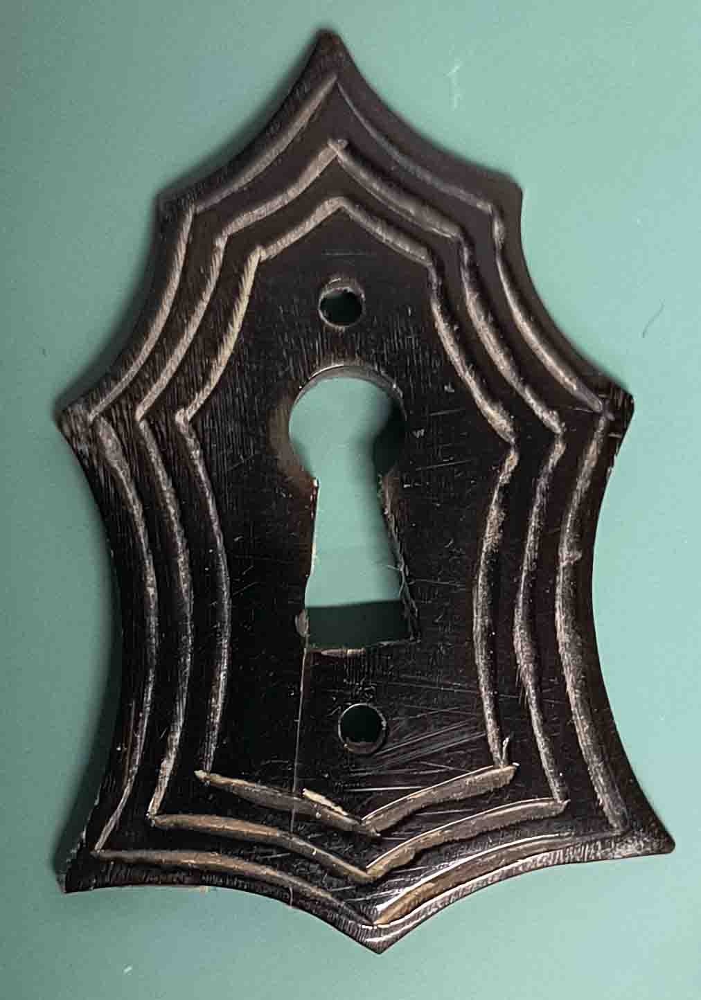 Schlüsselschild aus Horn Schlüsselschild aus Horn