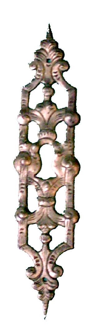 Schrankschild Messing